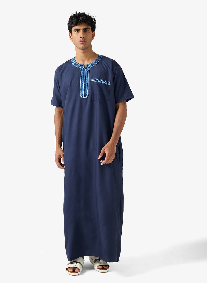 روبرت وود ثوب كلاسيكي بياقة مستديرة - Image 1